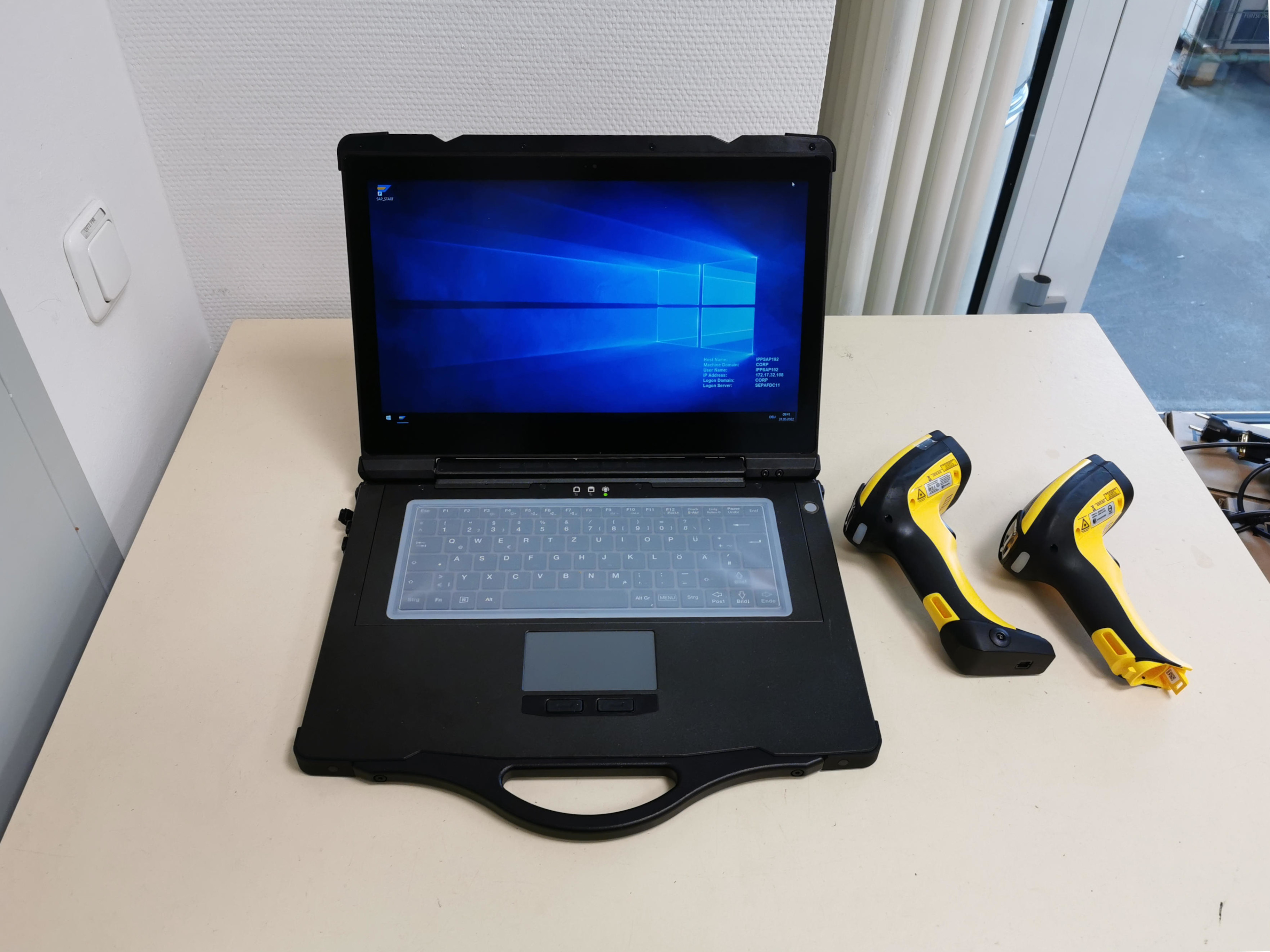 Scannerkopplung mit Industrie PC